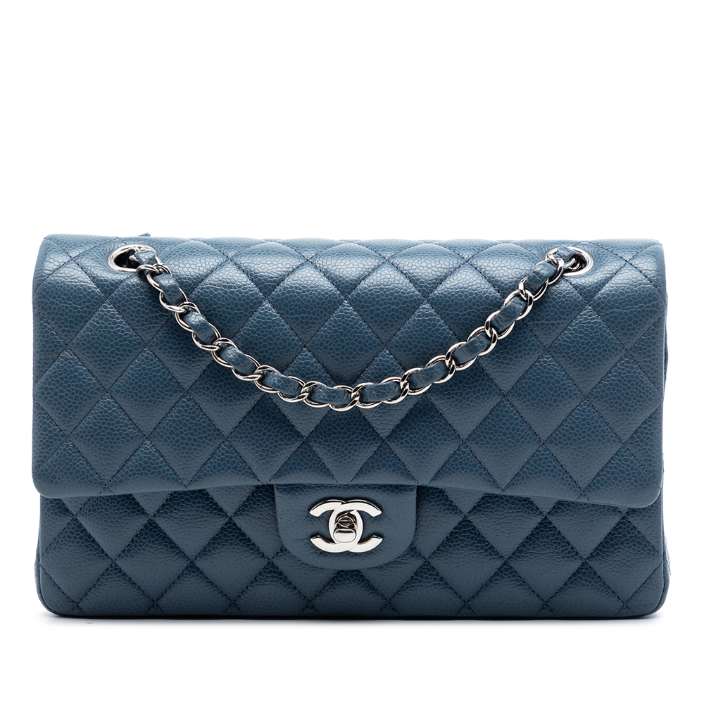 Pre-Loved Chanel Medium Classic Caviar Double Flap